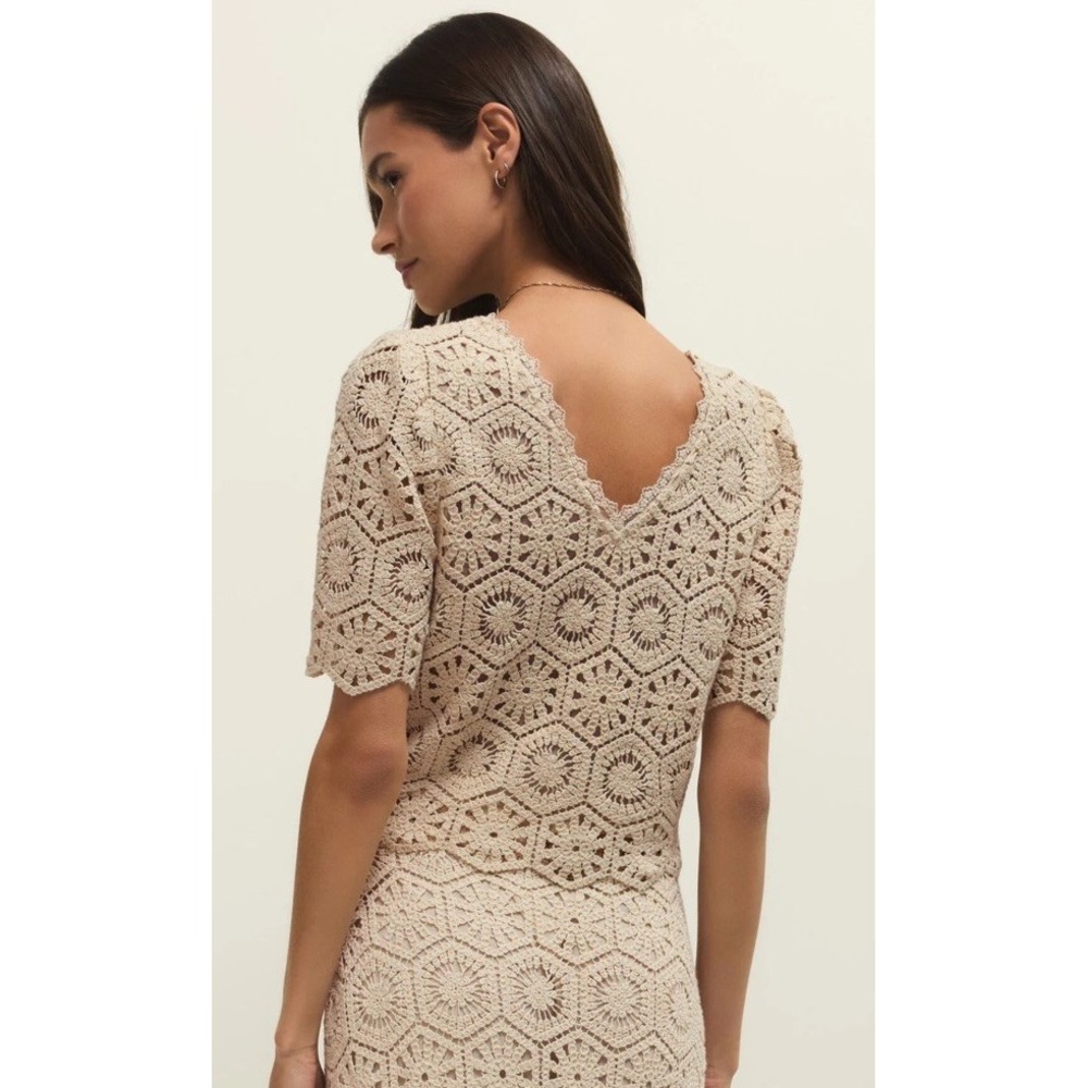 Z Supply Raquel Lace Top MSRP $100 NWT Size S - Picture 2 of 5